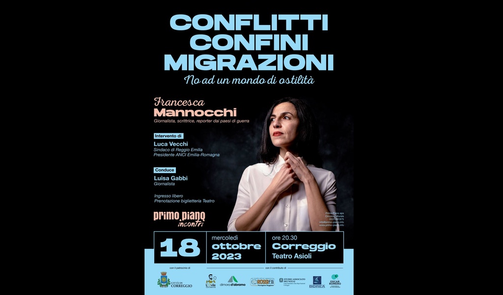 Francesca Mannocchi al Teatro Asioli di Correggio